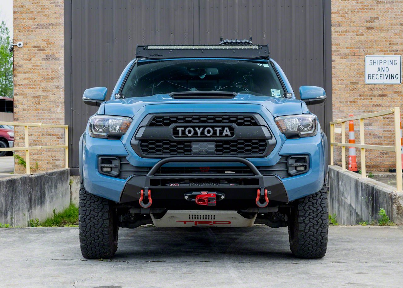 Southern Style Offroad Tacoma Slimline Hybrid Front Bumper with Bull Bar,  Winch Line Opening and 30-Inch Baja Designs S8 LED Light Bar Cutout; Matte  Black 2016+ Taco-H-30B-PC (16-23 Tacoma) - Free Shipping