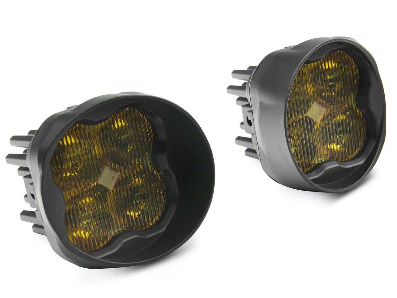 Diode Dynamics Tacoma SS3 Pro Type B LED Fog Light Kit; Yellow SAE Fog ...