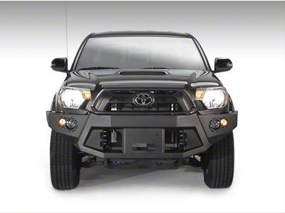 Fab Fours Premium Heavy Duty Winch Front Bumper with No Guard; Bare Steel (12-15 Tacoma)