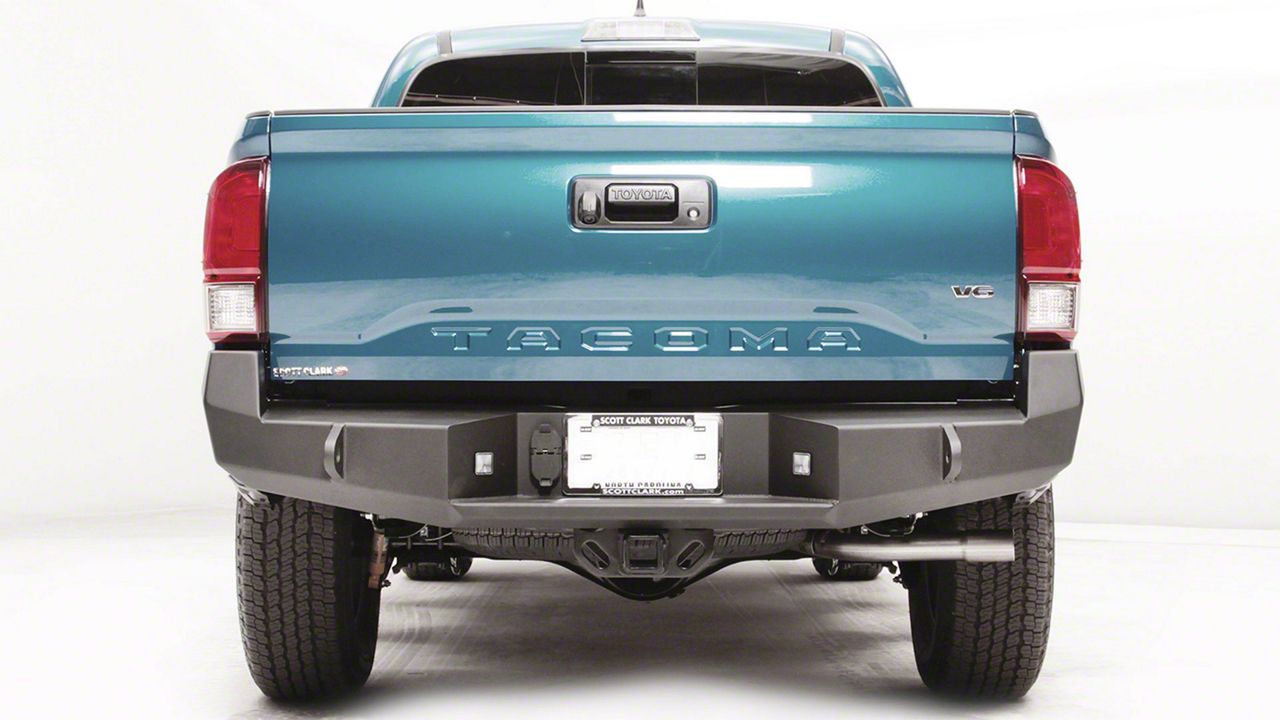 Fab Fours Tacoma Premium Rear Bumper; Bare Steel TT05-Y1351-B (05-15 ...