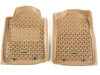 Outland All-Terrain Front Floor Liners; Tan (12-15 Tacoma)