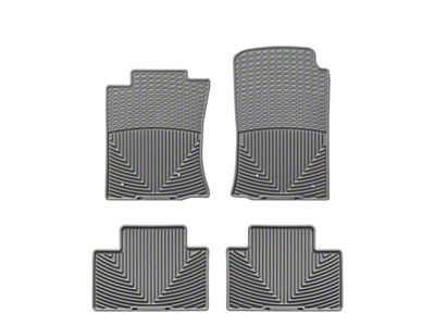 Weathertech All-Weather Front and Rubber Floor Mats; Gray (05-11 Tacoma Access Cab, Double Cab)