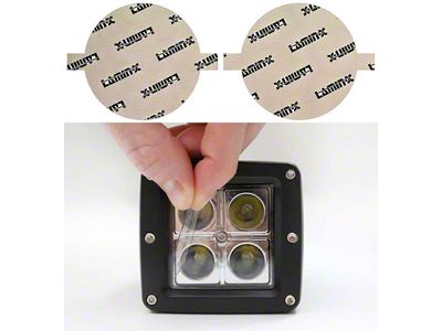 Lamin-X Fog Light Tint Covers; Clear (16-23 Tacoma TRD)