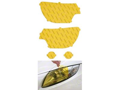 Lamin-X Headlight Tint Covers; Yellow (12-15 Tacoma)