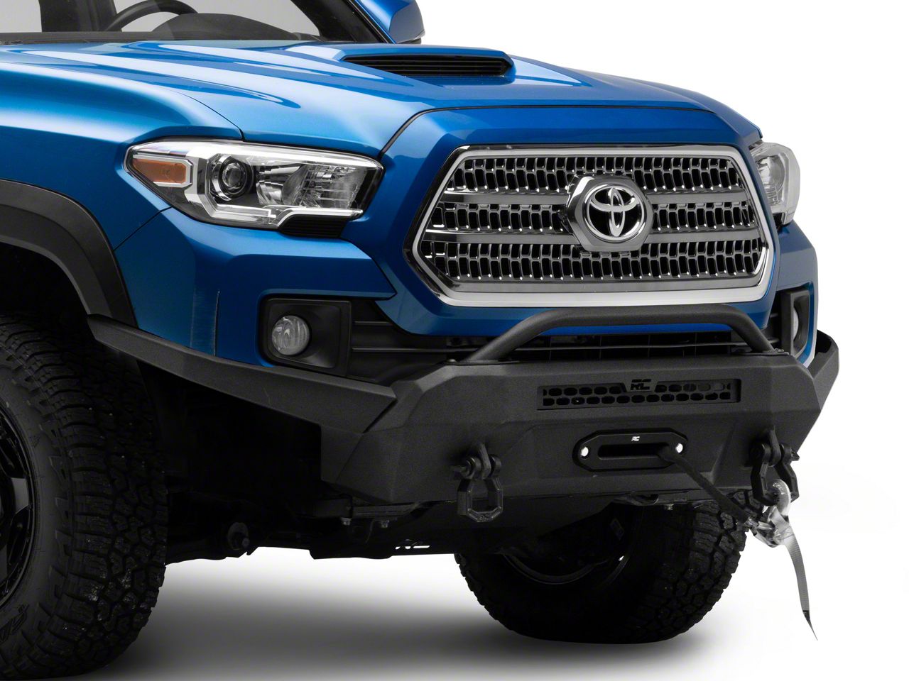 Rough Country Tacoma Hybrid High Clearance Front Bumper with PRO9500S ...