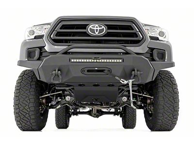 Rough Country Hybrid High Clearance Front Bumper with PRO9500S Winch (16-23 Tacoma)