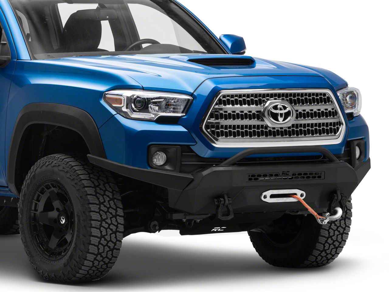 Rough Country Tacoma Hybrid High Clearance Front Bumper with Winch ...