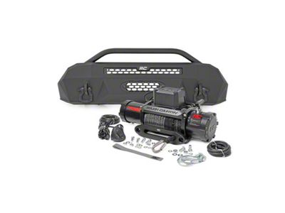 Rough Country Hybrid Stubby Front Bumper with PRO12000S Winch (16-23 Tacoma)