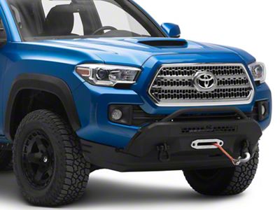 Rough Country Hybrid Stubby Front Bumper with Winch Mount (16-23 Tacoma)