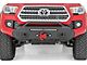 Rough Country Hybrid Stubby Front Bumper with Winch Mount and 20-Inch Black Series White DRL LED Light Bar (16-23 Tacoma)