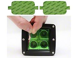 Lamin-X Rigid Industries Fog Light Tint Covers; Green (16-23 Tacoma TRD)