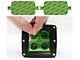 Lamin-X Rigid Industries Fog Light Tint Covers; Green (16-23 Tacoma TRD)