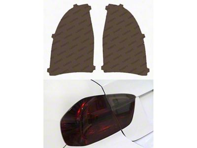 Lamin-X Tail Light Tint Covers; Smoked (12-15 Tacoma)
