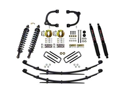 SkyJacker 3-Inch Coil-Over Suspension Lift Kit with Rear Leaf Springs and Black MAX Shocks (16-23 Tacoma, Excluding TRD Pro)