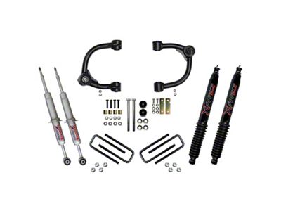 SkyJacker 3-Inch Upper Control Arm Suspension Lift Kit with Black MAX Shocks (16-23 Tacoma, Excluding TRD Pro)