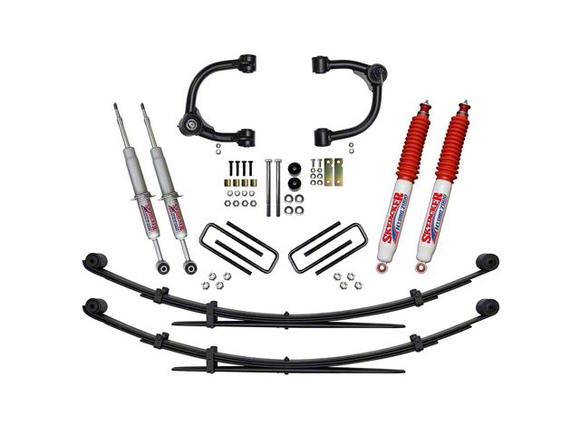 SkyJacker 3-Inch Upper Control Arm Suspension Lift Kit with Rear Leaf Springs and Hydro Shocks (16-23 Tacoma, Excluding TRD Pro)