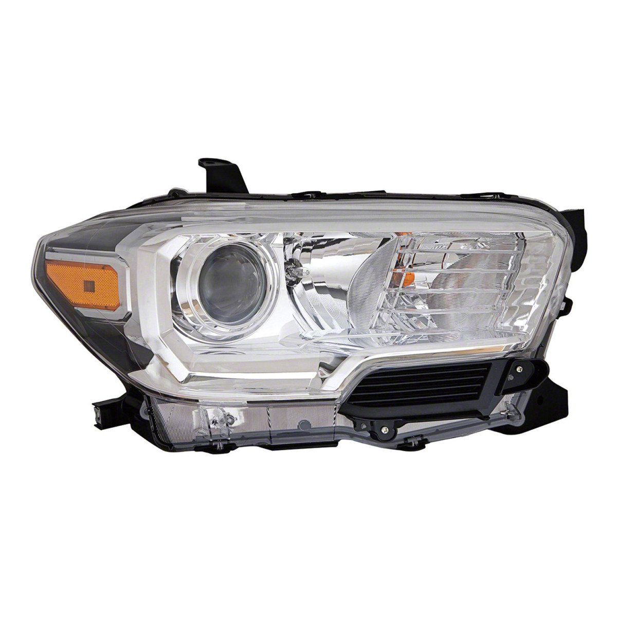 Headlights Depot Halogen Headlight; Passenger Side (19-23 Tacoma)