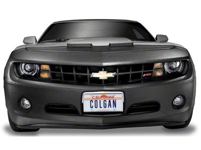 Covercraft Colgan Custom Full Front End Bra with License Plate Opening; Black Crush (2011 Tacoma)