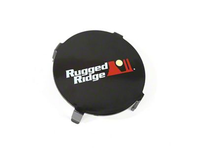 Rugged Ridge 3.50-Inch LED Light Cover; Black