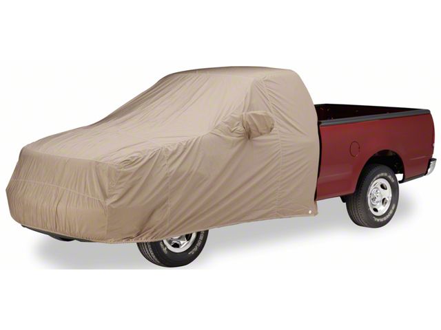 Covercraft Sunbrella Cab Area Truck Cover; Gray (16-23 Tacoma Double Cab w/ Standard Mirrors))