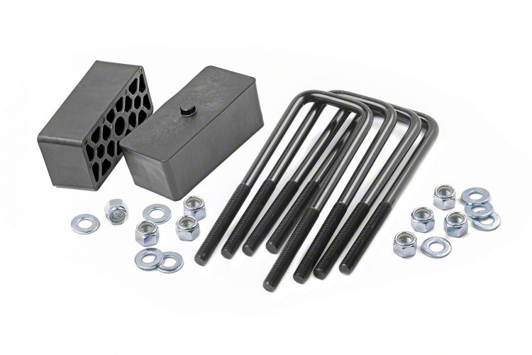 Rough Country 2Inch Rear Lift Block Kit 6549 (0523