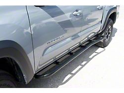 Bolt-On Rock Sliders; Raw Steel (16-23 Tacoma Double Cab)