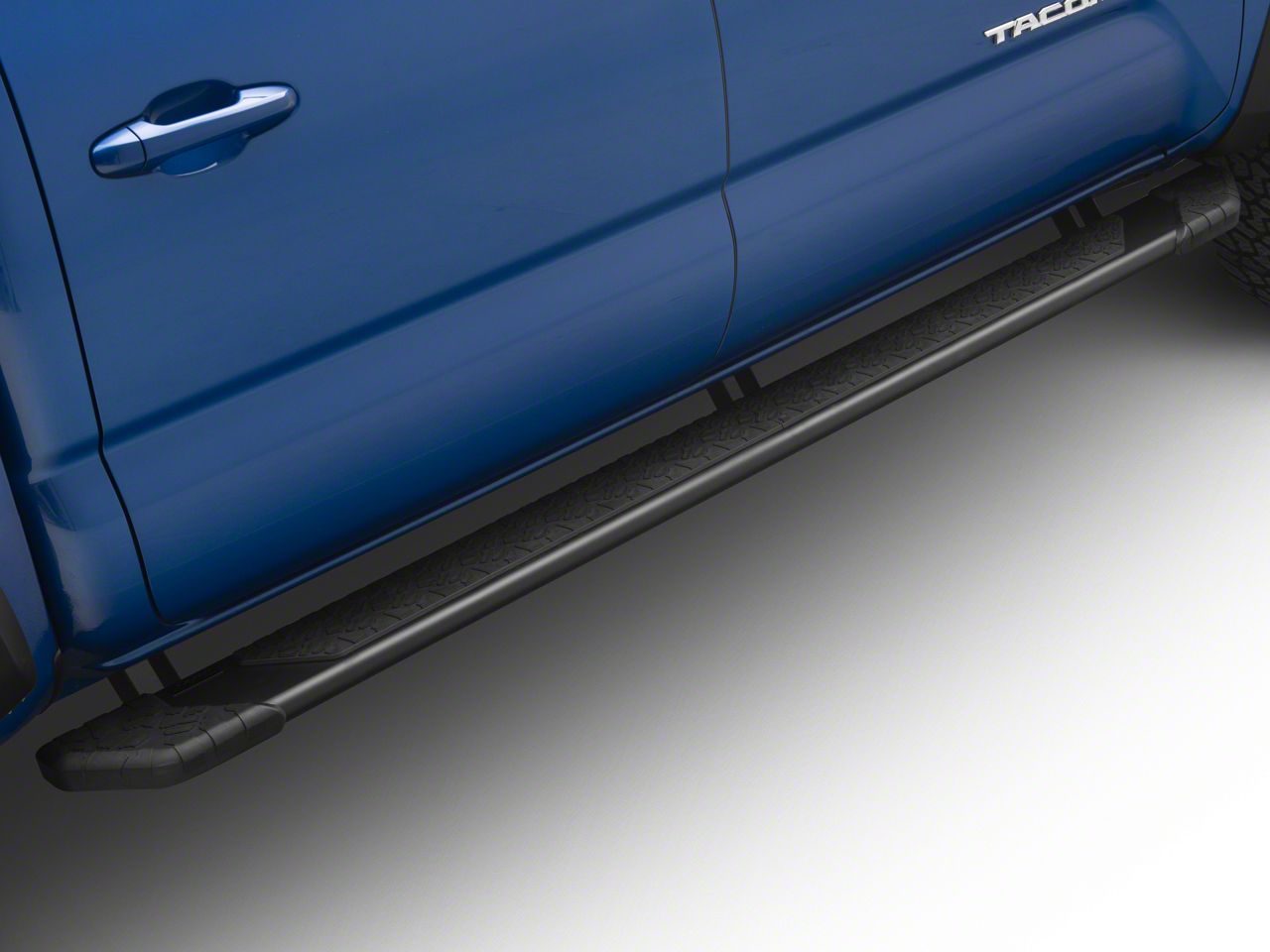 Raptor Series 5Inch Tread Step Slide Track Running Boards