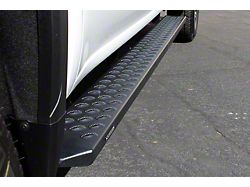 Raptor Series 6.50-Inch Sawtooth Slide Track Running Boards; Black Textured (05-22 Tacoma Access Cab)