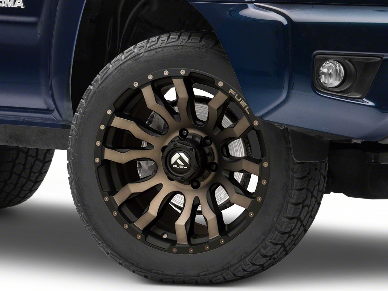 Fuel Wheels Blitz Matte Black Double Dark Tint 6Lug Wheel; 20x9; 1mm Offset D67420908450