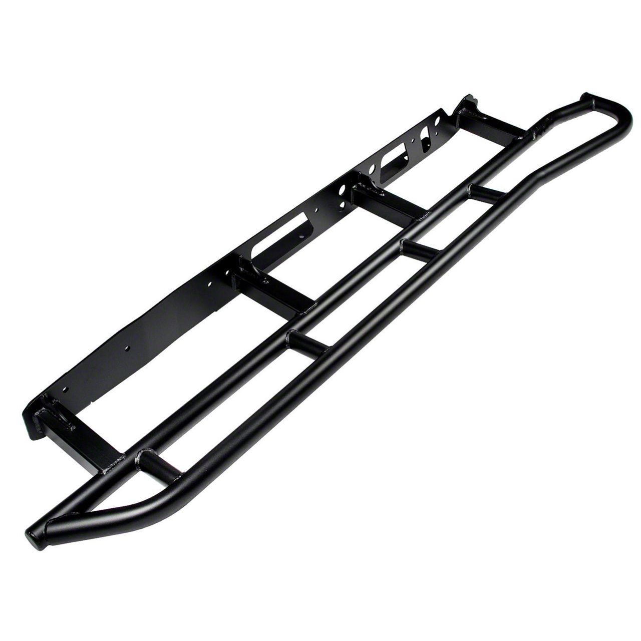 HD Rock Sliders; Black (05-23 Tacoma Access Cab w/ 6-Foot Bed, Double Cab w/ 5-Foot Bed)