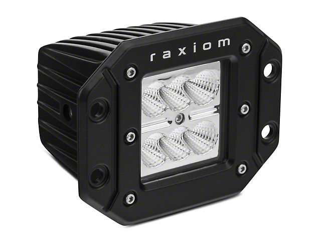 Raxiom 3-Inch Flush Mount 6-LED Off Road Light; Flood Beam (Universal; Some Adaptation May Be Required)