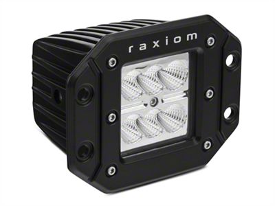 Raxiom 3-Inch Flush Mount 6-LED Off Road Light; Flood Beam (Universal; Some Adaptation May Be Required)