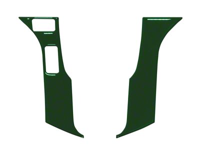 2-Button Steering Wheel Trim; Army Green (16-23 Tacoma)