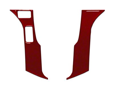 2-Button Steering Wheel Trim; Ruby Red (16-23 Tacoma)