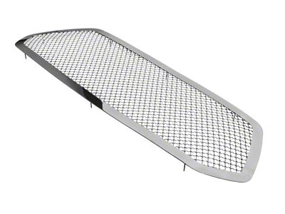 Carbon Steel Wire Mesh Upper Replacement Grille; Chrome (16-17 Tacoma w/o TSS Sensor)