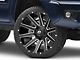 Fuel Wheels Contra Gloss Black Milled 6-Lug Wheel; 24x12; -44mm Offset (05-15 Tacoma)
