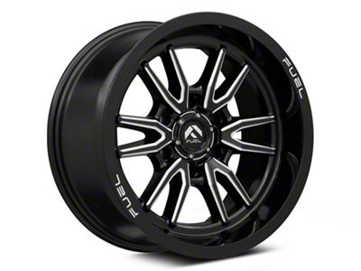 Fuel Wheels Clash Gloss Black Milled 6-Lug Wheel; 24x12; -44mm Offset (2024 Tacoma)