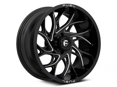 Fuel Wheels Runner Gloss Black Milled 6-Lug Wheel; 24x11; 0mm Offset (2024 Tacoma)