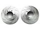 C&L Super Sport Cross-Drilled and Slotted 6-Lug Rotors; Front Pair (05-23 Tacoma)