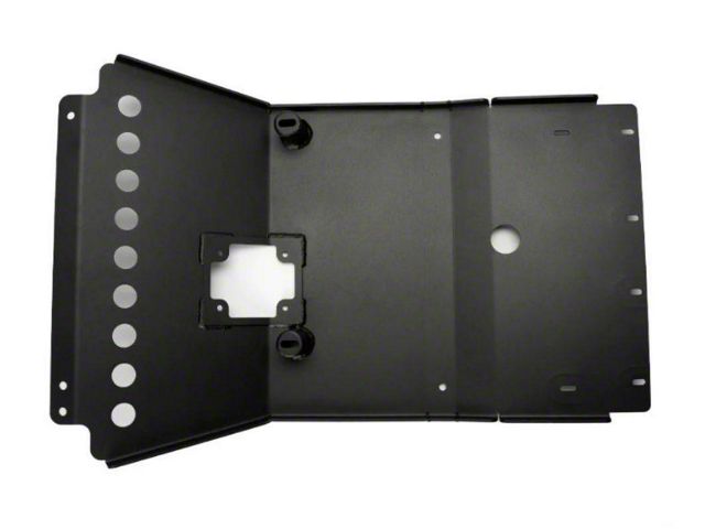 Cali Raised LED Aluminum Complete Skid Plate Collection; Black (05-15 4WD Tacoma)