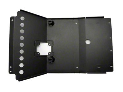 Cali Raised LED Aluminum Complete Skid Plate Collection; Black (16-23 4WD Tacoma)