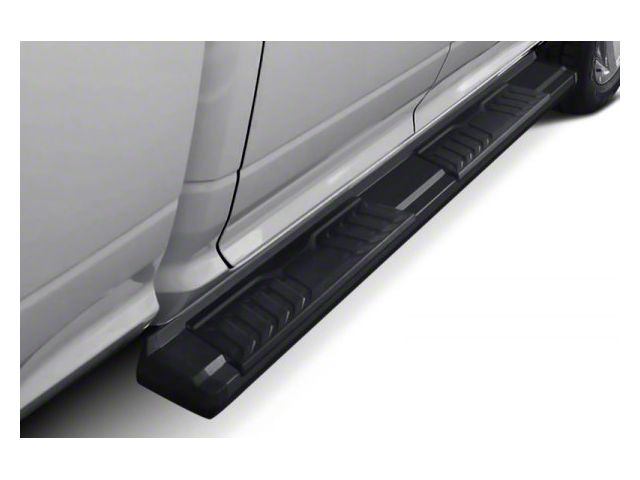OE Style Running Boards; Black (05-23 Tacoma Access Cab)
