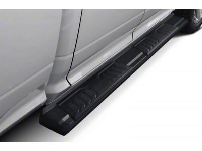 OE Style Running Boards; Black (05-23 Tacoma Access Cab)