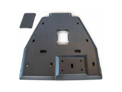 Expedition One Ultra HD Rear Skid Plate; Textured Black (16-23 Tacoma)