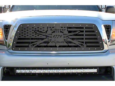 1-Piece Steel Upper Grille Insert; Liberty (05-11 Tacoma)
