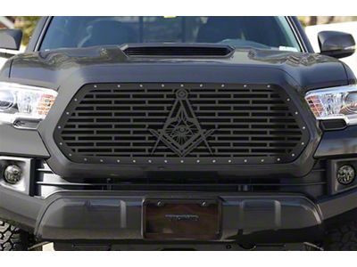 1-Piece Steel Upper Replacement Grille; Freemason Eye (16-17 Tacoma)