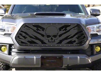 1-Piece Steel Upper Replacement Grille; Nightmare (16-17 Tacoma)