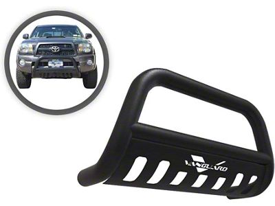 Vanguard Off-Road Classic Bull Bar with Skid Plate; Black (05-15 Tacoma, Excluding TRD Pro)