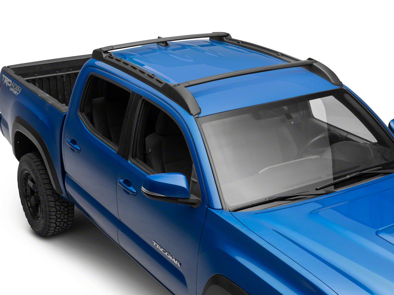 Tacoma OE Style Roof Rack; Black (05-23 Tacoma Double Cab) - Free Shipping