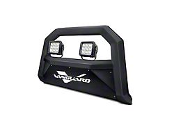 Vanguard Off-Road Optimus Bull Bar with 4.50-Inch LED Cube Lights; Black (16-23 Tacoma, Excluding TRD)